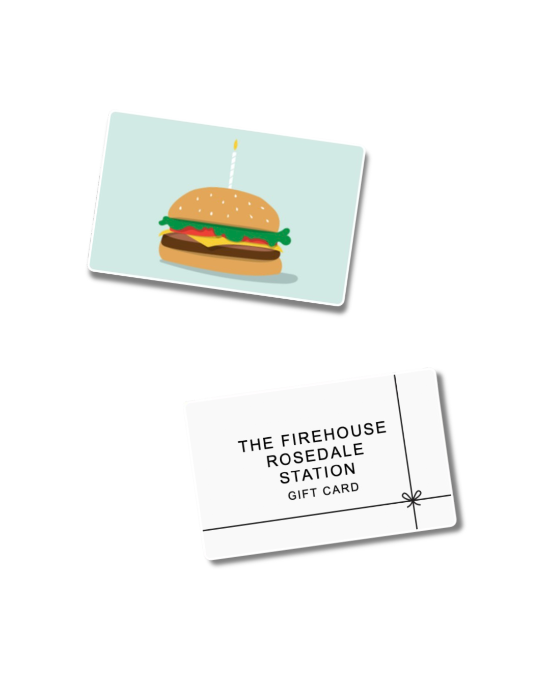 two gift cards for Firehouse a Bakersfield restaurant
